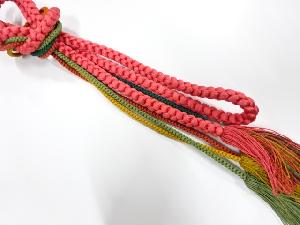 正絹　手組帯締め